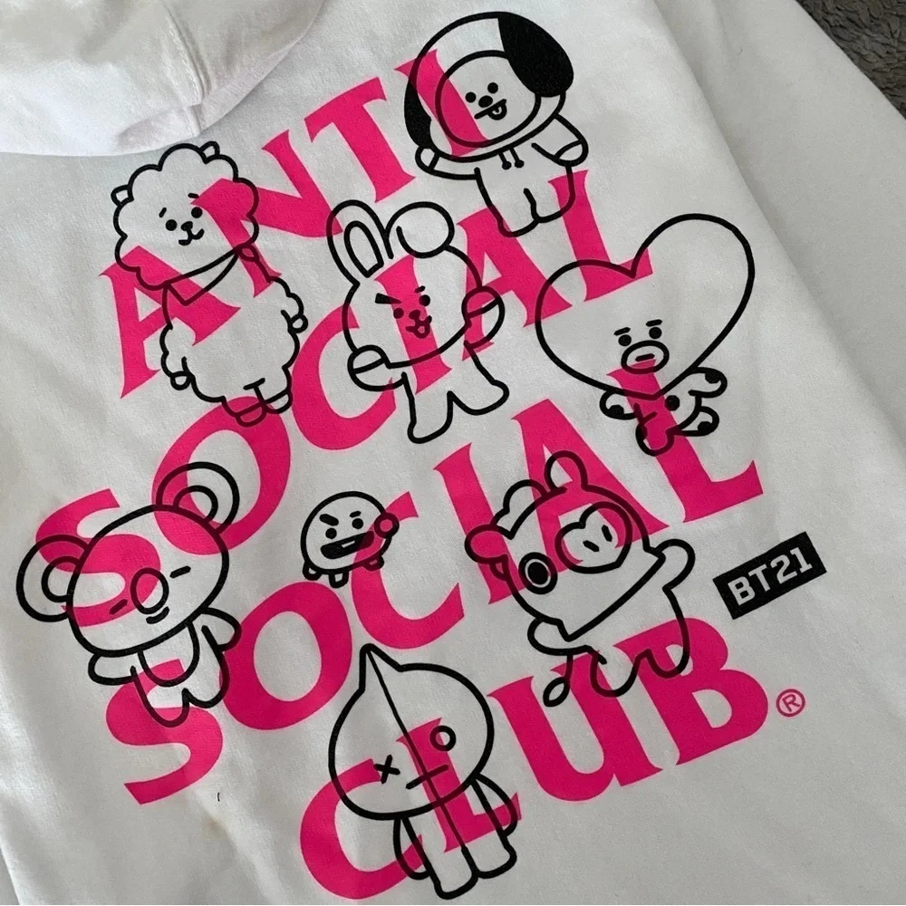 Anti Social Social Club x BT21 Print Hoodie